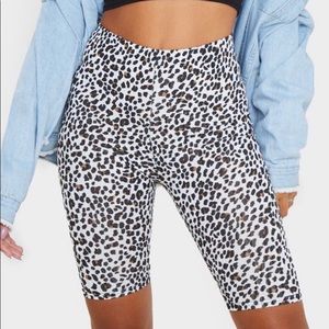 PLT Leopard bike shorts